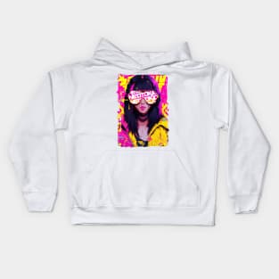 CYBERPUNK OTAKU GIRL | Futuristic Anime Manga Hyperpop | PROUD OTAKU Kids Hoodie